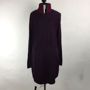 J Jill Sweater Dress in Purple